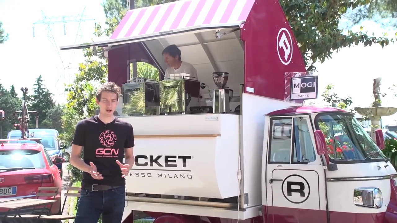 A still from GCN’s espresso-making film at the Rocket bar