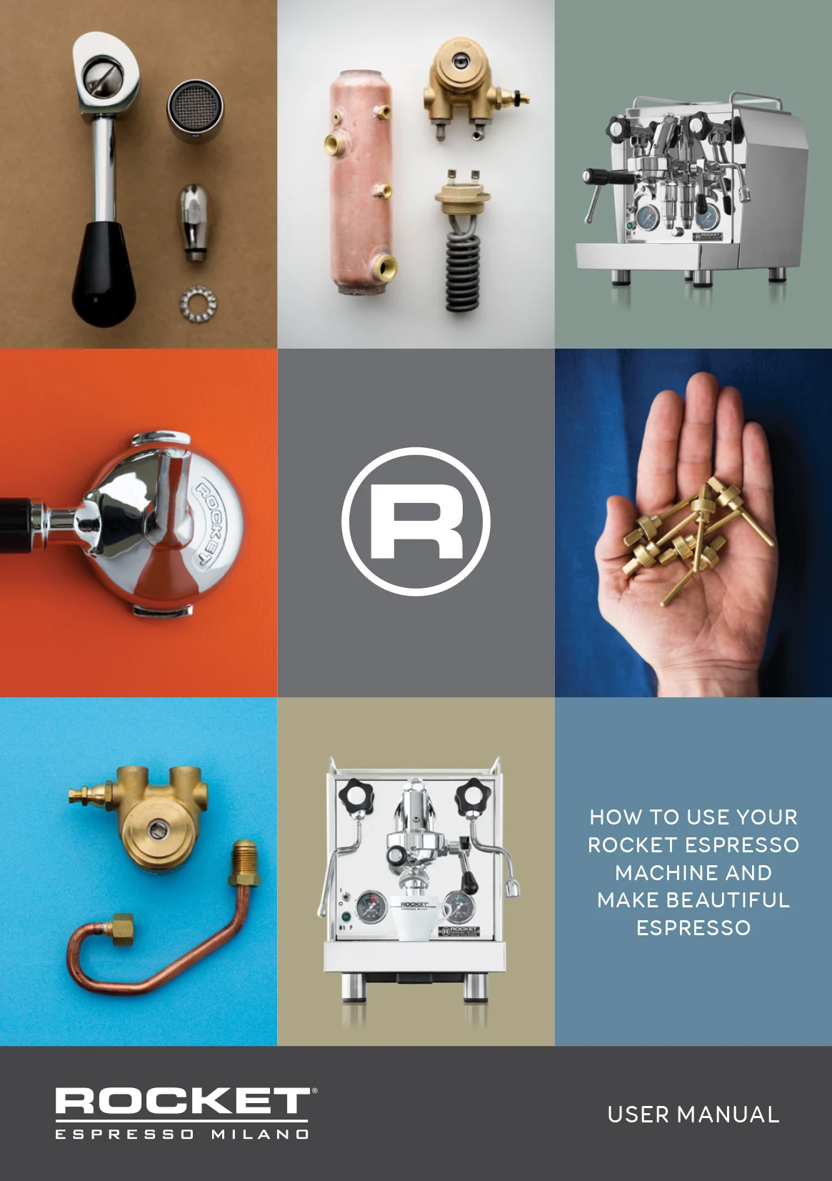 Rocket Espresso domestic user manual cover